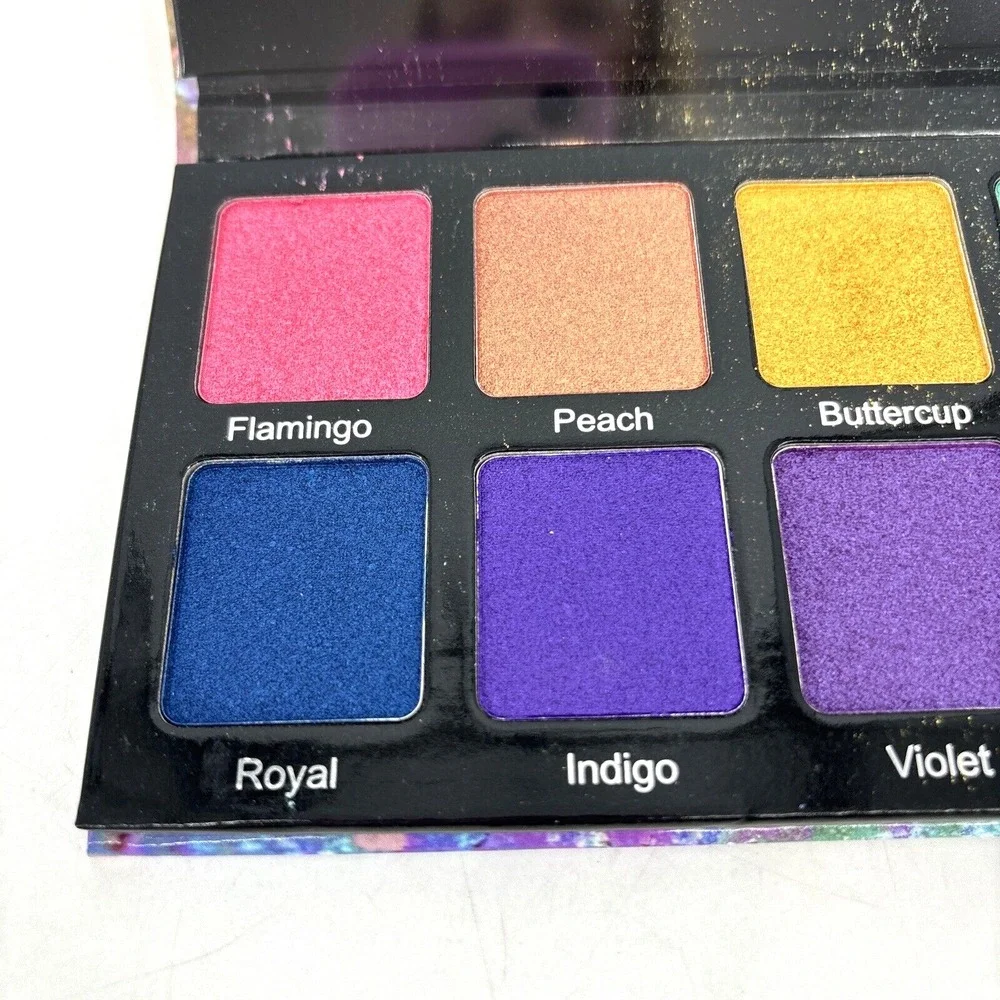 Violet Voss Eye Shadow Palette - 'The‎ Rainbow' Glitter 10-Color NEW